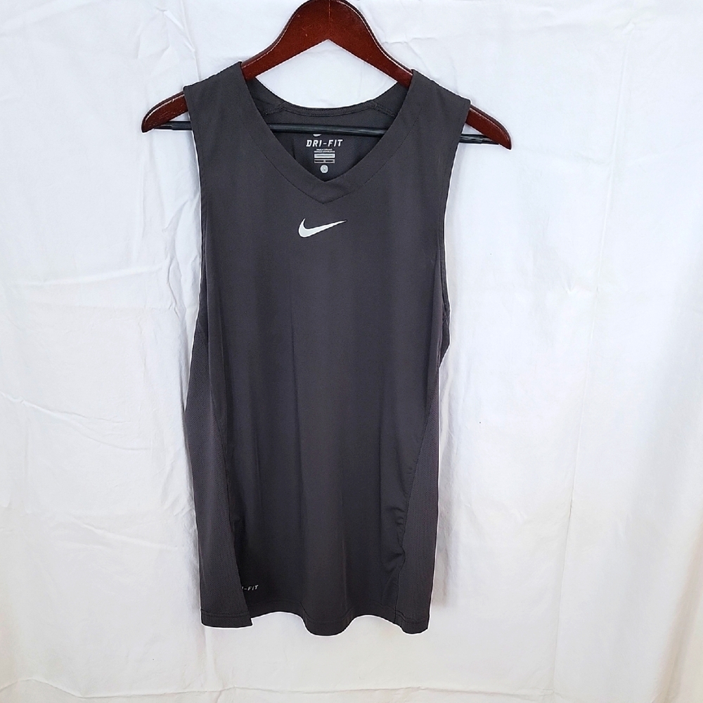 Nike Gray Dri-FIT Sleeveless Top